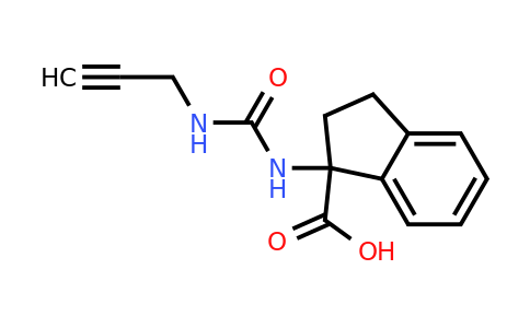 CAS 1197578-31-6 | 1-{[(prop-2-yn-1-yl)carbamoyl]amino}-2,3-dihydro-1H-indene-1-carboxylic acid