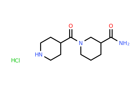 CAS 1197652-13-3 | 1-(Piperidine-4-carbonyl)piperidine-3-carboxamide hydrochloride