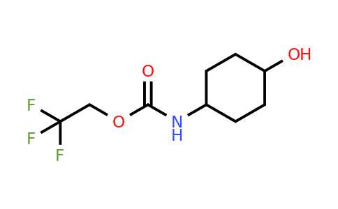 CAS 1197653-62-5 | 2,2,2-Trifluoroethyl N-(4-hydroxycyclohexyl)carbamate