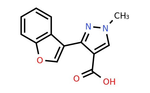 CAS 1197677-99-8 | 3-(1-Benzofuran-3-yl)-1-methyl-1H-pyrazole-4-carboxylic acid