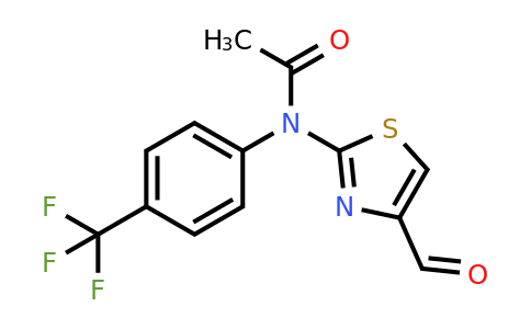 CAS 1197825-54-9 | N-(4-Formyl-1,3-thiazol-2-yl)-N-[4-(trifluoromethyl)phenyl]acetamide
