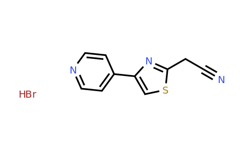 CAS 1197837-00-5 | 2-[4-(Pyridin-4-yl)-1,3-thiazol-2-yl]acetonitrile hydrobromide