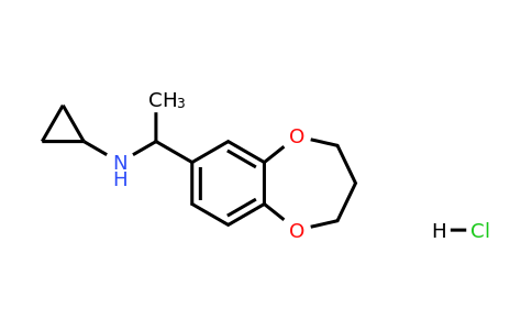 CAS 1197886-48-8 | N-[1-(3,4-Dihydro-2H-1,5-benzodioxepin-7-yl)ethyl]cyclopropanamine hydrochloride