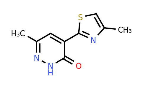 CAS 1197964-92-3 | 6-methyl-4-(4-methyl-1,3-thiazol-2-yl)-2,3-dihydropyridazin-3-one
