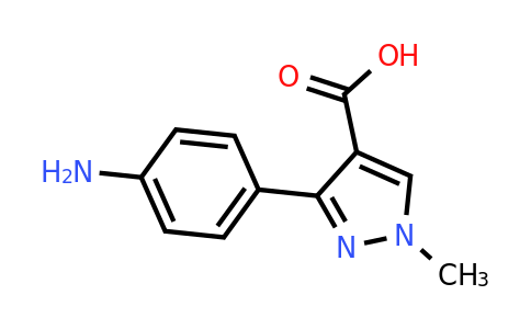CAS 1197965-65-3 | 3-(4-Aminophenyl)-1-methyl-1H-pyrazole-4-carboxylic acid