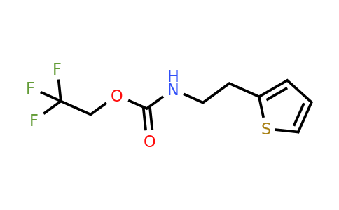 CAS 1197974-36-9 | 2,2,2-Trifluoroethyl N-[2-(thiophen-2-yl)ethyl]carbamate