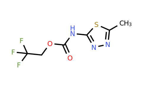 CAS 1198058-39-7 | 2,2,2-Trifluoroethyl N-(5-methyl-1,3,4-thiadiazol-2-yl)carbamate