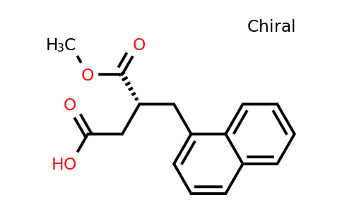 CAS 119807-82-8 | (R)-4-Methoxy-3-(naphthalen-1-ylmethyl)-4-oxobutanoic acid