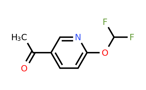 CAS 1198166-10-7 | 1-(6-(Difluoromethoxy)pyridin-3-yl)ethanone