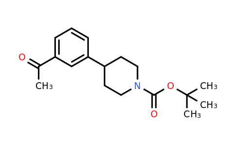 CAS 1198283-87-2 | tert-butyl 4-(3-acetylphenyl)piperidine-1-carboxylate
