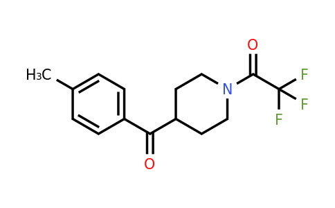 CAS 1198285-26-5 | 2,2,2-Trifluoro-1-(4-(4-methylbenzoyl)piperidin-1-yl)ethanone