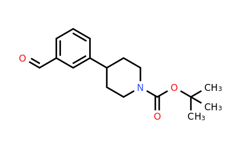 CAS 1198285-38-9 | tert-Butyl 4-(3-formylphenyl)piperidine-1-carboxylate