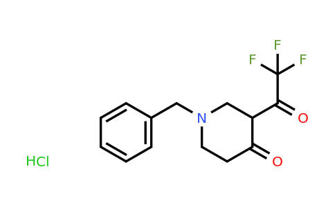 CAS 1198285-40-3 | 1-Benzyl-3-(2,2,2-trifluoroacetyl)piperidin-4-one hydrochloride