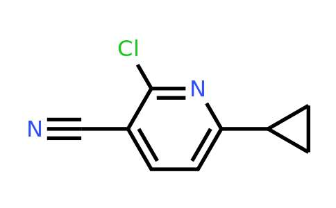 CAS 1198475-35-2 | 2-chloro-6-cyclopropylpyridine-3-carbonitrile