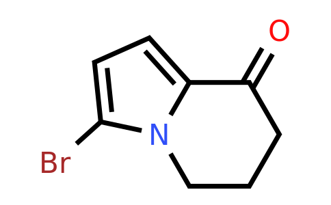 CAS 1199971-55-5 | 3-bromo-6,7-dihydro-5H-indolizin-8-one