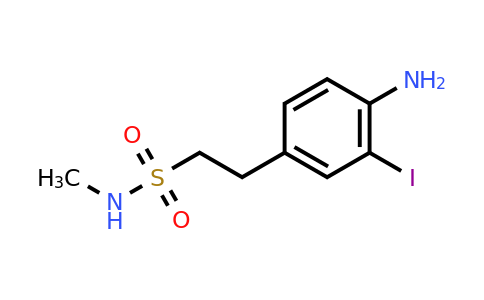 CAS 1200070-42-3 | 2-(4-Amino-3-iodophenyl)-N-methylethanesulfonamide