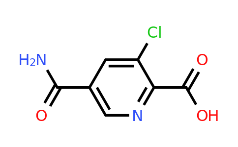CAS 1200497-79-5 | 5-carbamoyl-3-chloropyridine-2-carboxylic acid