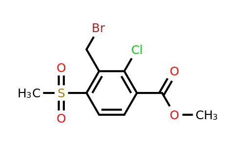 CAS 120100-44-9 | methyl 3-(bromomethyl)-2-chloro-4-methanesulfonylbenzoate