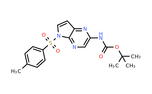 CAS 1201187-44-1 | tert-butyl N-[5-(4-methylbenzenesulfonyl)-5H-pyrrolo[2,3-b]pyrazin-2-yl]carbamate