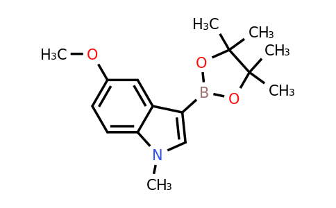 CAS 1201189-40-3 | 5-Methoxy-1-methyl-3-(4,4,5,5-tetramethyl-1,3,2-dioxaborolan-2-YL)-indole