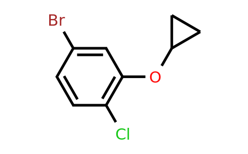 CAS 1201196-54-4 | 4-Bromo-1-chloro-2-cyclopropoxybenzene