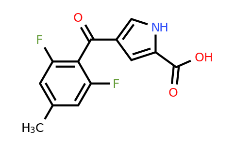 CAS 1201597-21-8 | 4-(2,6-Difluoro-4-methylbenzoyl)-1H-pyrrole-2-carboxylic acid