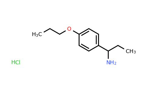 CAS 1201633-55-7 | 1-(4-Propoxyphenyl)propan-1-amine hydrochloride