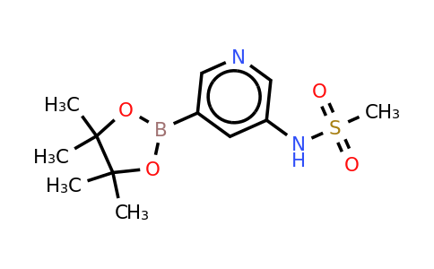 N-(5-(4,4,5,5-tetramethyl-1,3,2-dioxaborolan-2-YL)pyridin-3-YL)methanesulfonamide