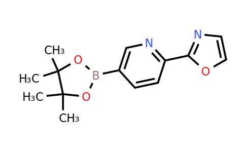 CAS 1201644-48-5 | 2-(5-(4,4,5,5-Tetramethyl-1,3,2-dioxaborolan-2-YL)pyridin-2-YL)oxazole