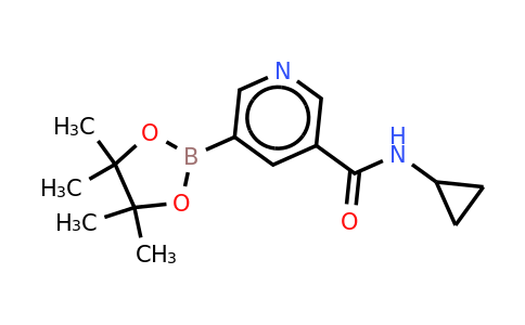 CAS 1201644-52-1 | N-cyclopropyl-5-(4,4,5,5-tetramethyl-1,3,2-dioxaborolan-2-YL)nicotinamide