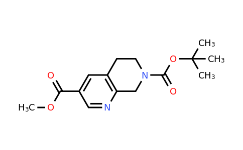 CAS 1201784-86-2 | O7-tert-butyl O3-methyl 6,8-dihydro-5H-1,7-naphthyridine-3,7-dicarboxylate