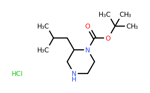 CAS 1201785-12-7 | tert-butyl 2-(2-methylpropyl)piperazine-1-carboxylate hydrochloride