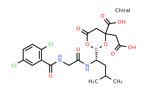 CAS 1201902-80-8 | 4-(carboxymethyl)-2-[(1R)-1-{2-[(2,5-dichlorophenyl)formamido]acetamido}-3-methylbutyl]-6-oxo-1,3,2-dioxaborinane-4-carboxylic acid