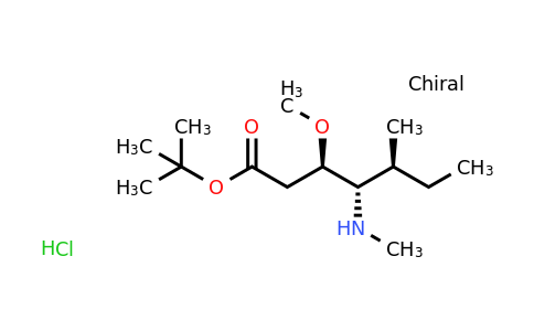CAS 120205-48-3 | (3R,4S,5S)-tert-Butyl 3-methoxy-5-methyl-4-(methylamino)heptanoate hydrochloride
