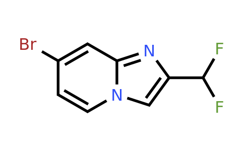 CAS 1202179-45-0 | 7-bromo-2-(difluoromethyl)imidazo[1,2-a]pyridine