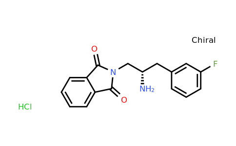 CAS 1202237-87-3 | (S)-2-(2-Amino-3-(3-fluorophenyl)propyl)isoindoline-1,3-dione hydrochloride