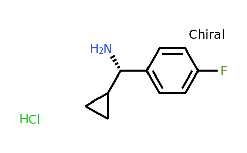 CAS 1202478-48-5 | (S)-Cyclopropyl(4-fluorophenyl)methanamine hydrochloride