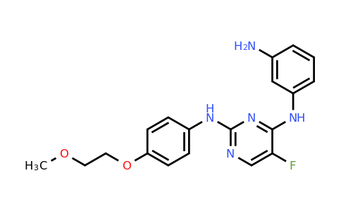 CAS 1202759-91-8 | N4-(3-Aminophenyl)-5-fluoro-N2-(4-(2-methoxyethoxy)phenyl)pyrimidine-2,4-diamine