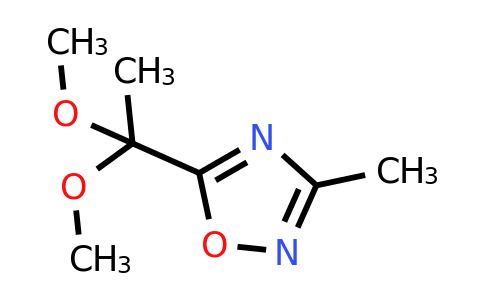 CAS 1202769-26-3 | 5-(1,1-dimethoxyethyl)-3-methyl-1,2,4-oxadiazole