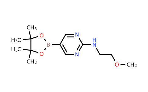 CAS 1202805-24-0 | N-(2-Methoxyethyl)-5-(4,4,5,5-tetramethyl-1,3,2-dioxaborolan-2-yl)pyrimidin-2-amine