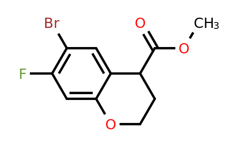 CAS 1202889-75-5 | methyl 6-bromo-7-fluoro-chromane-4-carboxylate