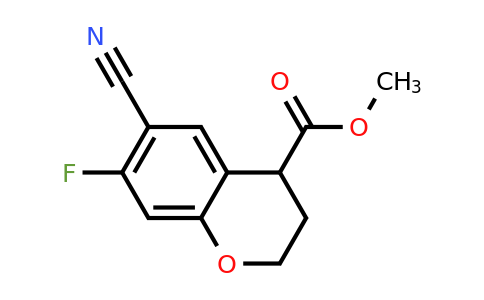 CAS 1202889-76-6 | methyl 6-cyano-7-fluoro-chromane-4-carboxylate