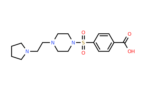 CAS 1203428-11-8 | 4-({4-[2-(pyrrolidin-1-yl)ethyl]piperazin-1-yl}sulfonyl)benzoic acid