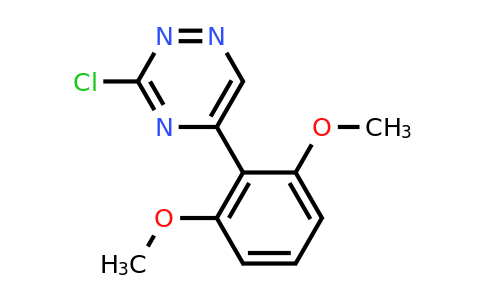 CAS 1203605-21-3 | 3-Chloro-5-(2,6-dimethoxyphenyl)-1,2,4-triazine