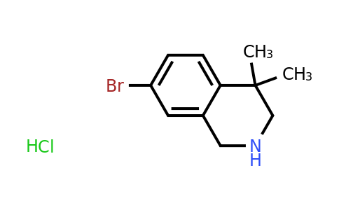 CAS 1203684-66-5 | 7-Bromo-4,4-dimethyl-1,2,3,4-tetrahydro-isoquinoline hydrochloride