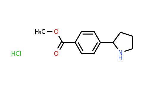 CAS 1203685-30-6 | 4-Pyrrolidin-2-yl-benzoic acid methyl ester hydrochloride