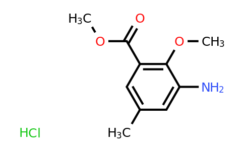 CAS 1203898-09-2 | Methyl 3-amino-2-methoxy-5-methylbenzoate hydrochloride