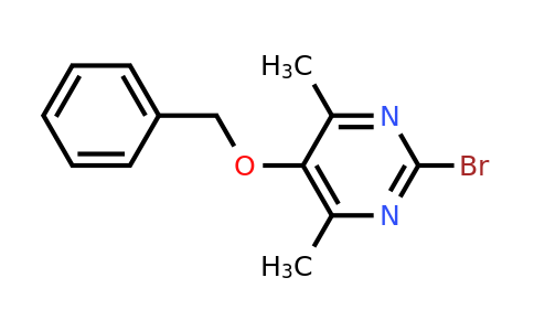 CAS 1204139-71-8 | 5-(Benzyloxy)-2-bromo-4,6-dimethylpyrimidine