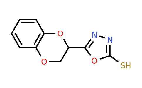 CAS 120423-45-2 | 5-(2,3-dihydro-1,4-benzodioxin-2-yl)-1,3,4-oxadiazole-2-thiol