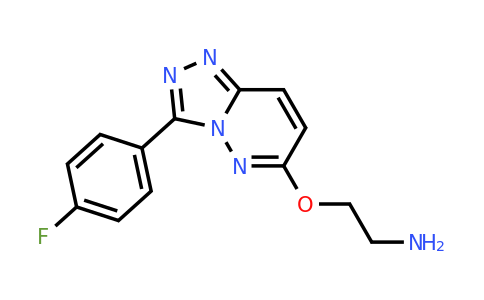 CAS 1204297-70-0 | (2-{[3-(4-fluorophenyl)[1,2,4]triazolo[4,3-b]pyridazin-6-yl]oxy}ethyl)amine